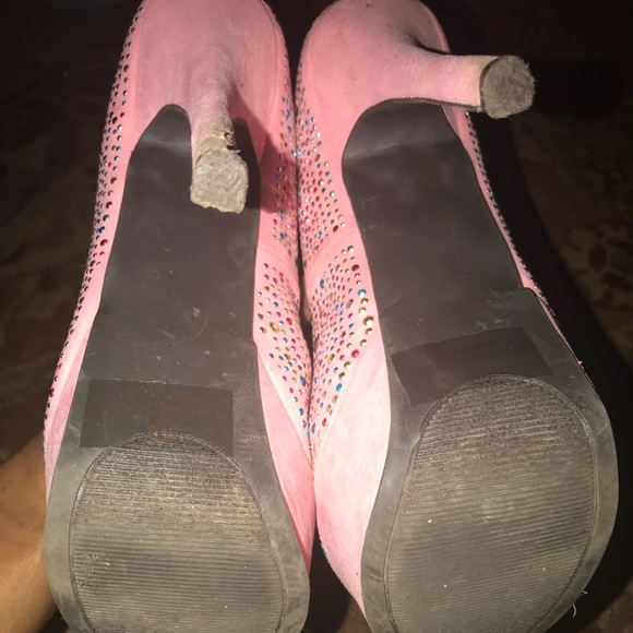 💕Pink Rhinestone Heels💕 - Picture 8 of 8